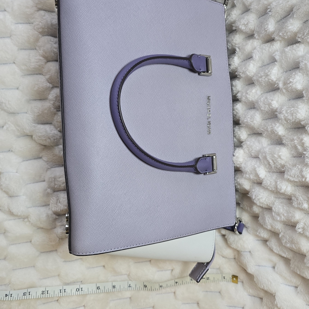 Michael Kors Lavender Handbag - Picture 3 of 11